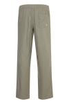 Solid Allan Elsticated Wide Fit Linen Pants Vetiver