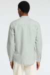 Selected Slim Sun Linen Hemd LS Iceberg Green / White