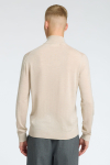 Selected Tray Merino Knit Half Zip Oatmeal