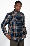 Fat Moose Adrian Cotton Check Hemd Navy Check