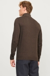 Jack & Jones Emil Knit Half Zip Mulch