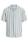 Jack & Jones Enzo Stripe Resort Hemd SS White