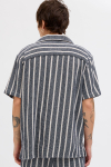 Jack & Jones Coba Stripe Resort Hemd SS Ocean Cavern