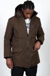 Fat Moose Jamison Qulit Mix Jacket Dark Brown