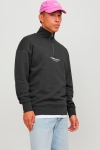 Jack & Jones Vesterbro Sweat Half Zip Asphalt