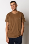 Clean Cut Copenhagen Kolding Organic Tee S/S Brown