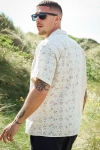 Jack & Jones Havana Lace Resort Hemd Moonbeam