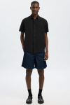 Selected Regular Sun Linen Hemd SS Black