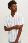 Jack & Jones Noto Stripe Resort Hemd SS Cloud Dancer