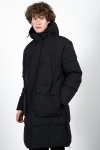 Clean Cut Copenhagen Baker Long Puffa Black