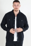 Selected SLHBRODY-LINEN OVERSHIRT LS Black