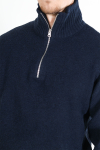 Jack & Jones Ollie Knit Half Zip Sky Captain