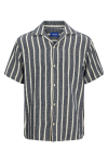 Jack & Jones Coba Stripe Resort Hemd SS Ocean Cavern