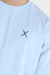 Clean Cut Copenhagen Cross Logo Organic Tee Light Blue