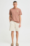 Solid Allan Elsticated Shorts Oatmeal