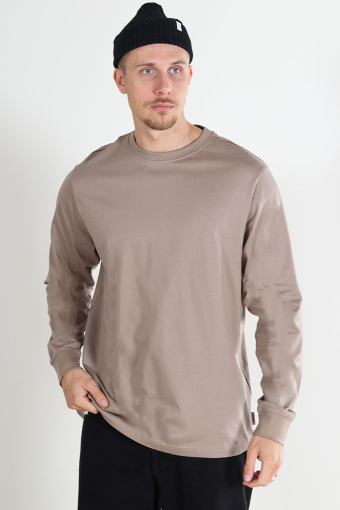 Fred Oversize LS Tee Desert Taupe