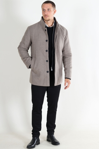 Harrison Wool Jacket  Greige