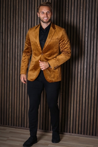 George velours Blazer Rubber