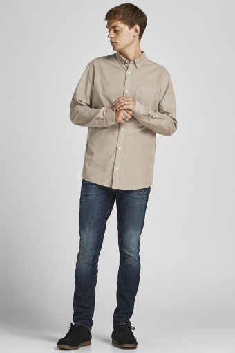 ATLAS CORD Hemd L/S BUTTON DOWN Crockery SLIM FIT