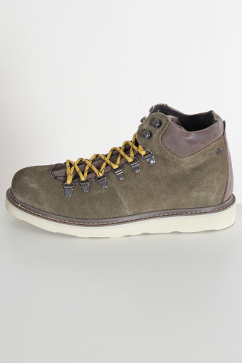 Chorlton Suede Boots Olive Night