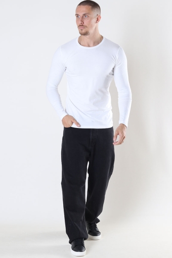 Muscle Fit LS T-Hemd White