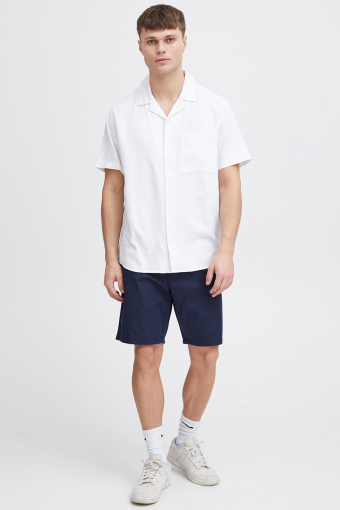 Allan Cuba Linen Hemd White