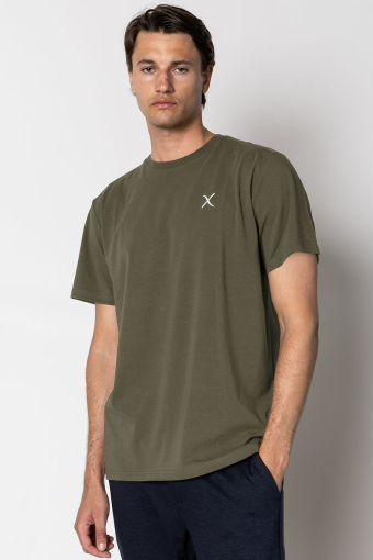 Cross Logo Organic Tee Army