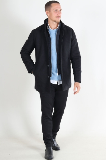 Harrison Wool Jacket  Black