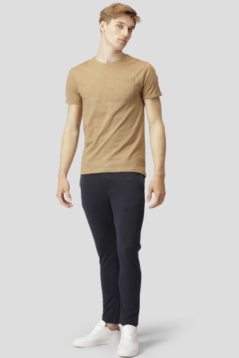 Kolding Organic Tee S/S Dark Camel