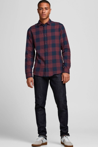 Gingham Twill Hemd L/S Port Royale