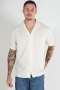 Jack & Jones Mina Jacquard Resort Hemd SS Buttercream