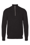 Kronstadt Carlo Cotton half zip knit Charcoal Mix