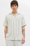 Jack & Jones Coba Stripe Resort Hemd SS Celadon Tint