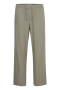 Solid Allan Elsticated Wide Fit Linen Pants Vetiver