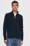 Selected Dane LS Structure Knit Half Zip Sky Captain