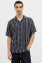 Jack & Jones Enzo Stripe Resort Hemd SS Sky Captain